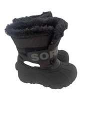 Sorel Snow Commander Winter Boot Black (Little Kids‘) Size US 10