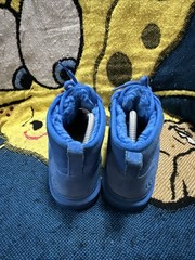 UGG Neumel Chukka Boots Youth Size 5 Blue Suede Wool Lined Treadlite 1017320K