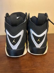 Size 7Y Nike Air Jordan TRUE FLIGHT Black Metallic Gold 2019 343795-070