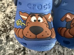 Rare Sold out Crocs Scooby Doo Clogs Kids Size 4/5C Cartoon Character Shoes -NEW