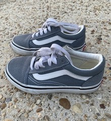 vans old skool kids Gray Size 12