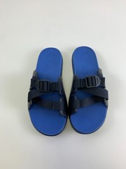 Chaco Kids Chillos Slides Sandals Active Blue Navy Adjustable JCH180313 Kids 5