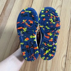 Nike Dunk Low Blue Grey Orange Paint Splatter Kids Sneakers 11C HJ9234-025
