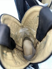 New Children’s Black And Blue Smokey Mountain Cowboy Boots 3283 9 R 24-18