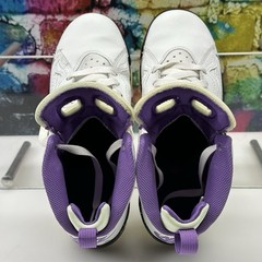 NIKE Youth Jordan MVP Summit Shoes Youth Size 5.5 Purple/White DZ5577-109 GLOW