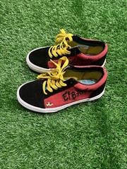 Vans Simpsons El Barto Bart Limited Edition Kids Size 13 Sk8 Low Black Red