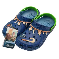 Crocs Disney Moana Maui Classic Clogs Bigs Kids Size J5 Shoes Sandals Unisex