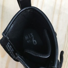 Mix No.6 Boots Youth 2 M Lil Carly Combat Booties Black Round Buckle Studded
