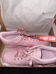 Nike Dunk Low SE (GS) Pink Leather Low Top Sneakers Youth US 5.5 New