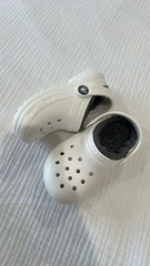 Toddler Classic Lined Clog Whitte