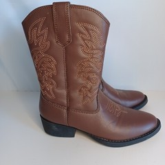 Deer Stags Ranch Kids Brown Size 13M Boots Cowboy Cowgirl Work Fair