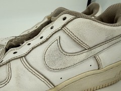 Nike Air Force 1 Low White Leather Sneakers Youth 5Y EU 37.5 Classic Streetwear