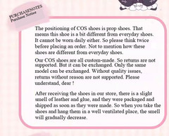 Honkai:Star Rail Evanescia Black High-heeled Cosplay Performance Shoes Unisex