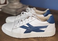 Michael Pasinkoff Leather Youth Sneakers Size 34 ~ Made In Italy