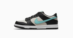 Nike Dunk Low Black Teal Blue Gray CW1590-003 GS SIZE 6Y=Women’s 7.5 NEW