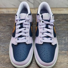Nike Dunk Low SE Copper Swoosh DX1663-400 Blue Violet Metallic SZ 6.5Y Women’s 8