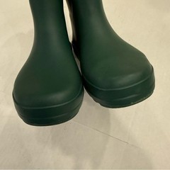 Lone Cone Kids Rain Boots Size 1 US 13 EU 31 Green Rubber Waterproof Pull-On