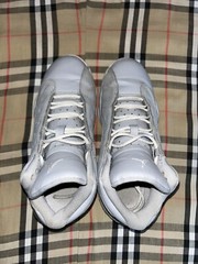 Nike Air Jordan 13 Retro GS 2017 Wolf Grey Pink White Deadly 439669-018 Size 3Y