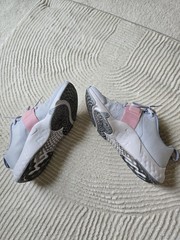 Nike Flex Runner Unisex Kids Low Top Mesh Sneakers Gray/Pink/Red US 6.5