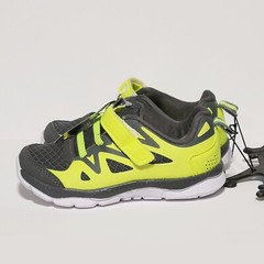 Starter Toddlers Sneakers Bright Green and Gray Athletic Kids Shoes Size 9