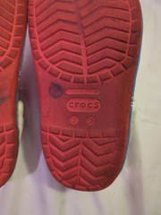 Crocs Fun Lab Super Mario Red White Blue Clog Casual Shoes J 2