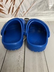 Crocs Classic Clog K Bright Cobalt Blue Roomy Fit Size 4c