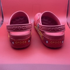Crocs Kids Lightning McQueen Red Light Up Clogs Slip On Casual Shoes
