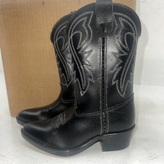 New Children’s Black Bronco Cowboy Boots. 10.5 10 1/2 D C1890. 24-60
