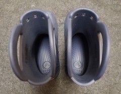 Crocs Handle It Lightweight Rain Boots Size J3 Blue Kids