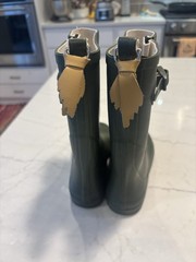 Aigle Children’s Boot With A Fun Lugged Sole, Army Green, Size 13 (31)
