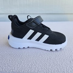 Adidas Racer TR23 Sneaker Hook & Loop Toddler SZ 5K Black Athletic