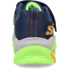 Skechers Mega-Surge 2.0 400165L-LMNV Kids 3.5 Lime Navy Light Up Shoes HTAT892
