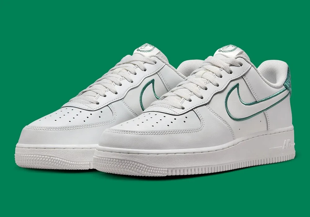 Nike Air Force 1 LV8 3 (GS) Shoes White Green FZ2008-100 Youth Big Kids‘ NEW