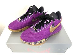 Nike LeBron XX SE Vivid Purple/Metallic Gold FD0207-500 Size US 5.5Y NEW