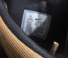 Nike ACG Kids 13c Woodside 2 High Wheat/Black Weather Boots 524872-703