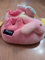 Brand New PEEPS Easter Bunny Little Kids Toddler Slippers – Size 4