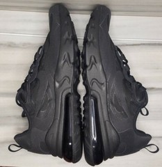 Nike Air Max 270 React GS Triple Black Youth/Women’s Size 6Y = Women’s 7.5 NEW