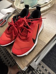Nike Kids Omni Multi Court Size Youth 4.5 Red Sneakers