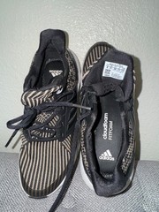 ADIDAS CLOUDFOAM Rapidarun Sneaker Shoes Black Lightweight 080220 Youth Size 6