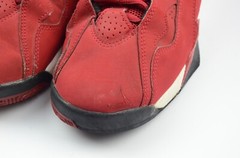 Jordan-Nike #343795-610 TRUE Flight SNEAKER BG GYM RED & BLACK SIZE 6Y
