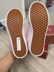 Vans Knu Skool Checkerboard Pink White VN000D2T2W0 Size 7Y Kids