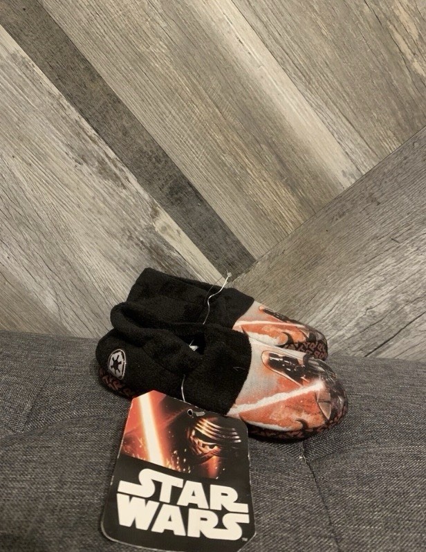 Star Wars Darth Vader Slip-On Slippers Unisex Kids Black Size 7-8