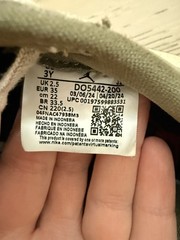 Authentic Nike Air Jordan 1 Low Travis Scott (kids size 3Y).