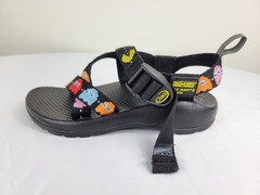 Chaco Classic Z1 Pac-Man Sandals Ghost Reteo Arcade Black Youth Kids Size 1