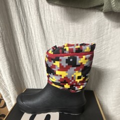 Bogs K Snow Shell MC Kids Snow Boot Red Multi Waterproof US 6