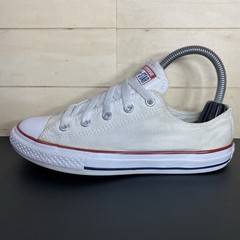Converse Chuck Taylor White Red Blue Unisex Kid’s Youth Size 3 Shoes Distressed
