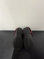 Crocs Kids Black With Black & Red Buffalo Plaid Fleece Lining Size 10-11