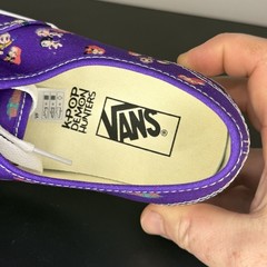 Vans Shoes Authentic Demon Hunter KPop Purple VN0010X7PRP Junior Sizing