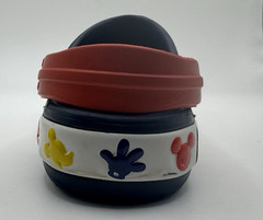 Crocs Disney Kids Fun Lab Mickey Mouse Clog Child Sz 6 Navy w/White Red Yellow