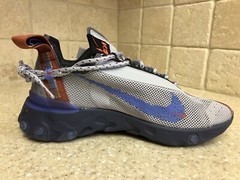 Nike React WR ISPA Wolf Grey Running Shoes CT2692-001 Men’s Size 4.5 EUR 36.5